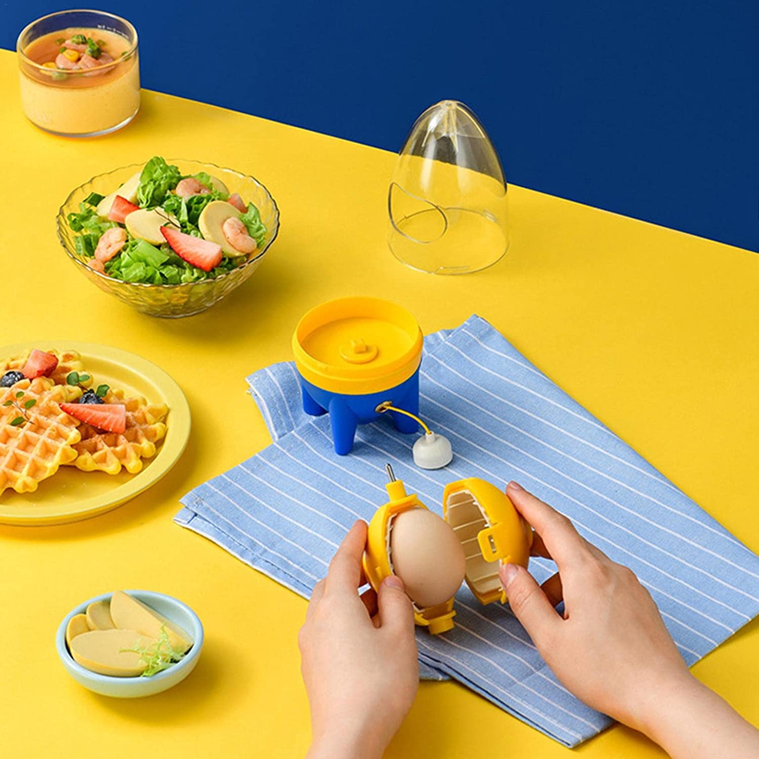 7156 Manual Golden Egg Puller Scrambler Household White Yolk Mixer Kitchen Tool Mix Manual Scrambler Convenient Without Breaking Eggs. DeoDap 7156 Manual Golden Egg Puller Scrambler Household White Yolk Mixer Kitchen Tool Mix Manual Scrambler Convenient Without Breaking Eggs. DeoDap